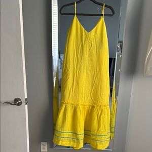 Yellow Sundress with Strappy Design